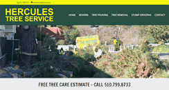 Desktop Screenshot of herculestreeservice.com